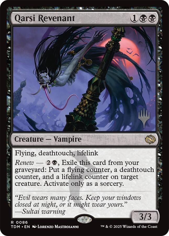 Qarsi Revenant [Tarkir: Dragonstorm Promos] | Card Citadel