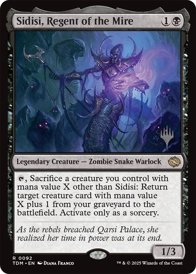 Sidisi, Regent of the Mire [Tarkir: Dragonstorm Promos] | Card Citadel
