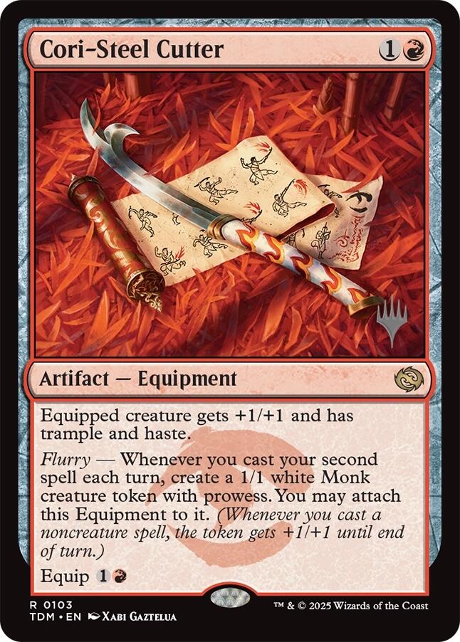 Cori-Steel Cutter [Tarkir: Dragonstorm Promos] | Card Citadel