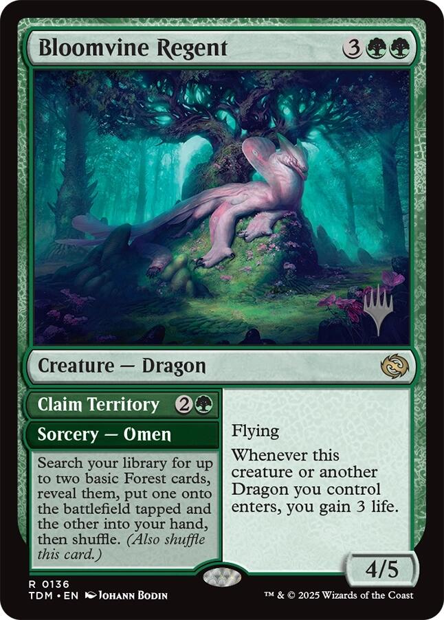 Bloomvine Regent [Tarkir: Dragonstorm Promos] | Card Citadel