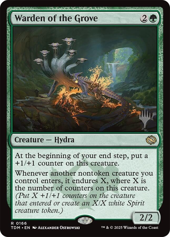 Warden of the Grove [Tarkir: Dragonstorm Promos] | Card Citadel