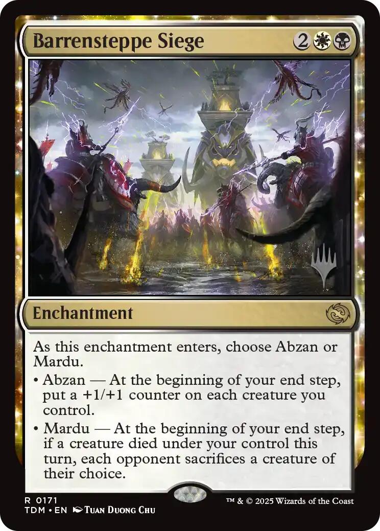 Barrensteppe Siege [Tarkir: Dragonstorm Promos] | Card Citadel