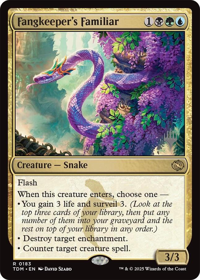 Fangkeeper's Familiar [Tarkir: Dragonstorm Promos] | Card Citadel