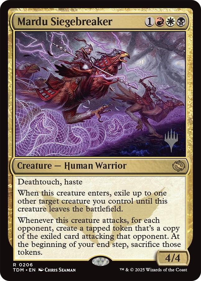 Mardu Siegebreaker [Tarkir: Dragonstorm Promos] | Card Citadel