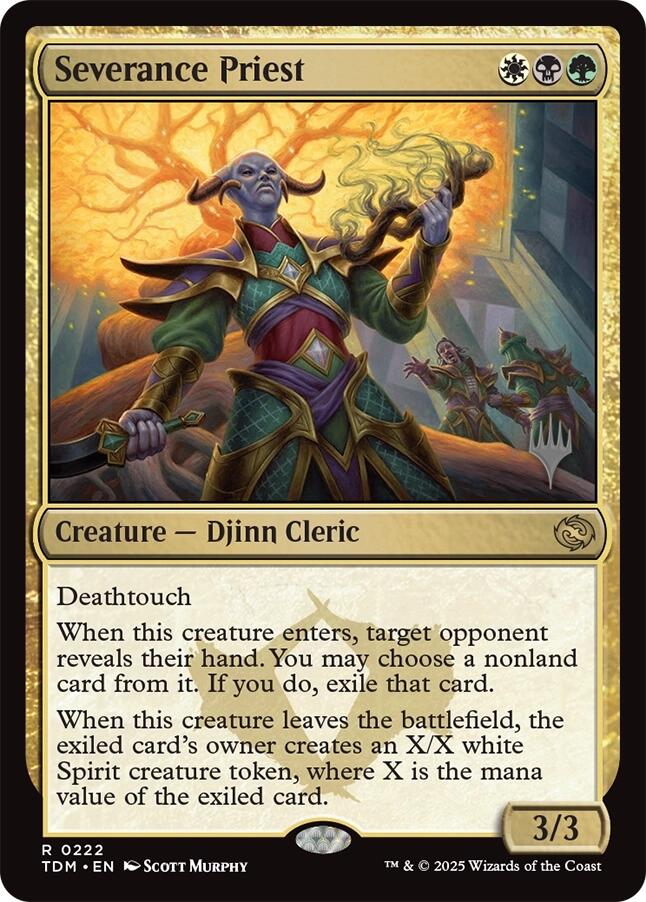 Severance Priest [Tarkir: Dragonstorm Promos] | Card Citadel
