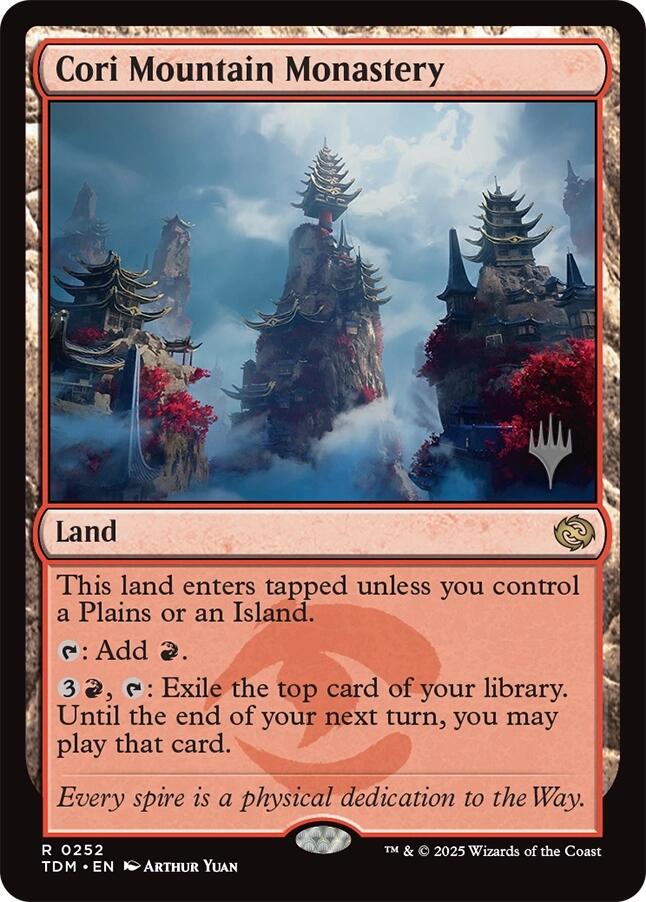 Cori Mountain Monastery [Tarkir: Dragonstorm Promos] | Card Citadel