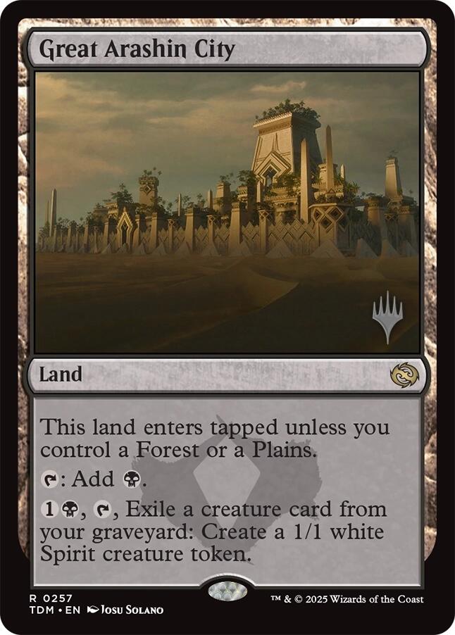 Great Arashin City [Tarkir: Dragonstorm Promos] | Card Citadel