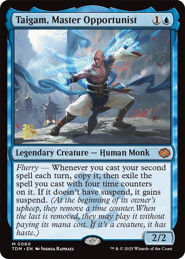 Taigam, Master Opportunist [Tarkir: Dragonstorm Prerelease Promos] | Card Citadel