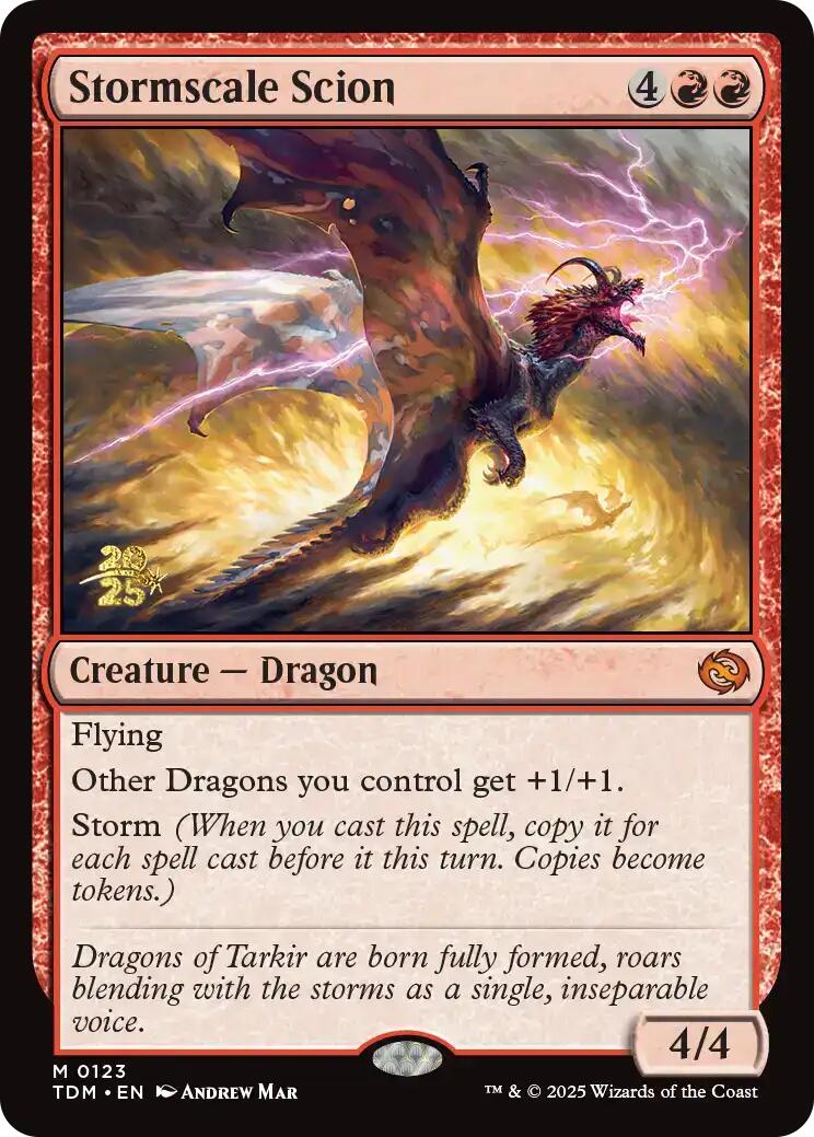 Stormscale Scion [Tarkir: Dragonstorm Prerelease Promos] | Card Citadel
