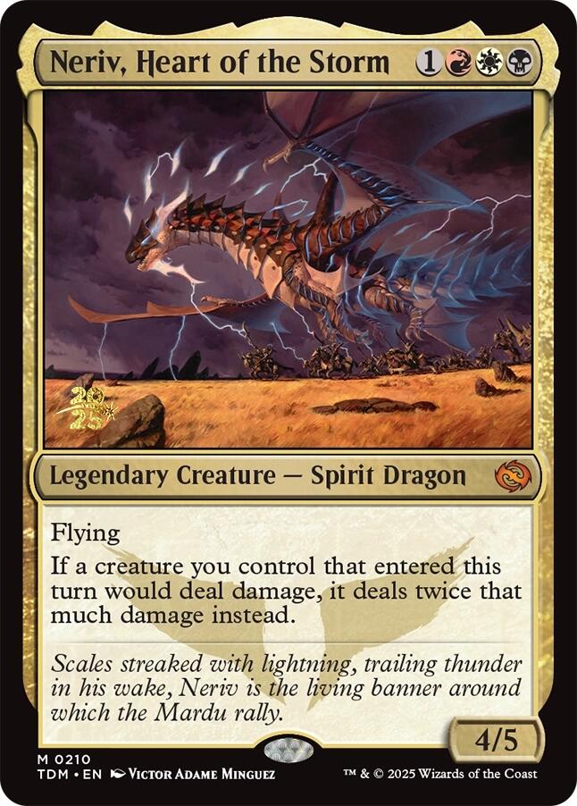 Neriv, Heart of the Storm [Tarkir: Dragonstorm Prerelease Promos] | Card Citadel