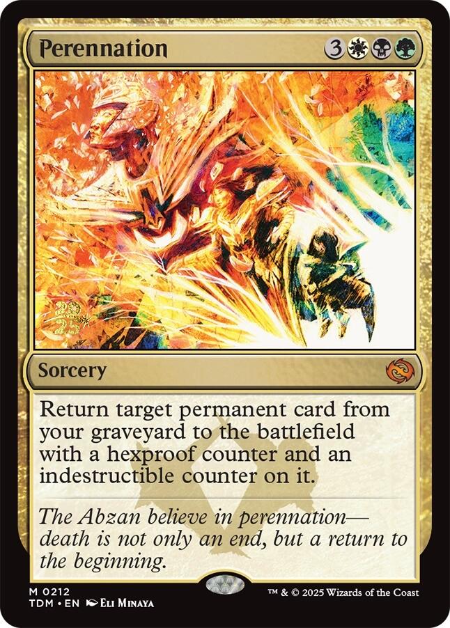 Perennation [Tarkir: Dragonstorm Prerelease Promos] | Card Citadel