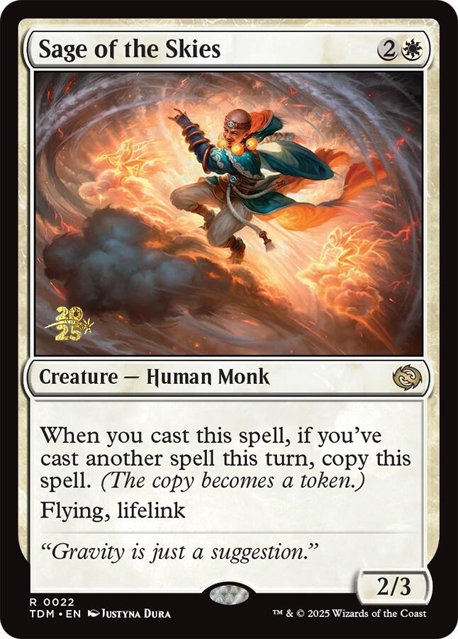 Sage of the Skies [Tarkir: Dragonstorm Prerelease Promos] | Card Citadel