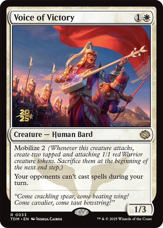 Voice of Victory [Tarkir: Dragonstorm Prerelease Promos] | Card Citadel