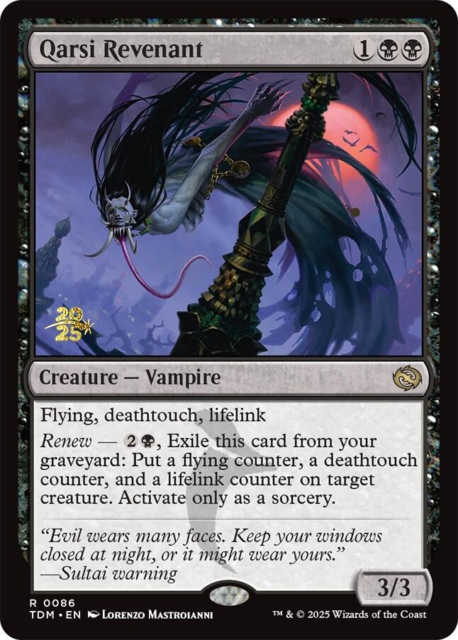 Qarsi Revenant [Tarkir: Dragonstorm Prerelease Promos] | Card Citadel