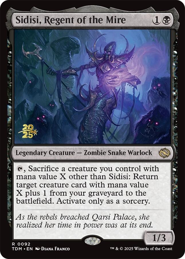 Sidisi, Regent of the Mire [Tarkir: Dragonstorm Prerelease Promos] | Card Citadel