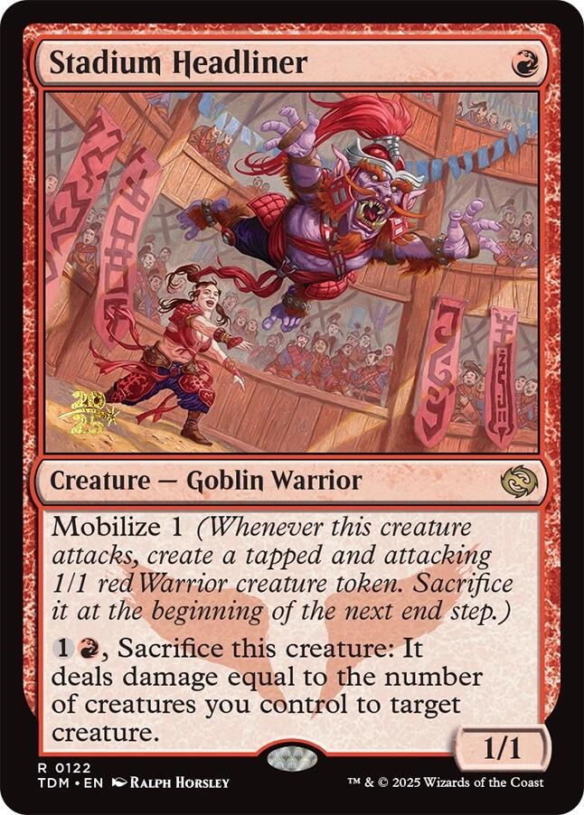 Stadium Headliner [Tarkir: Dragonstorm Prerelease Promos] | Card Citadel