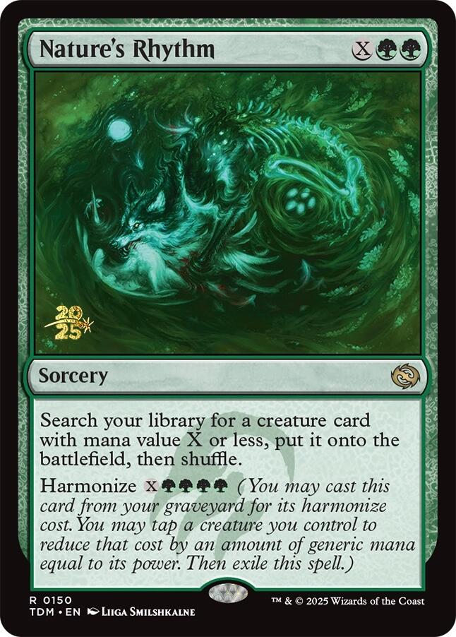 Nature's Rhythm [Tarkir: Dragonstorm Prerelease Promos] | Card Citadel
