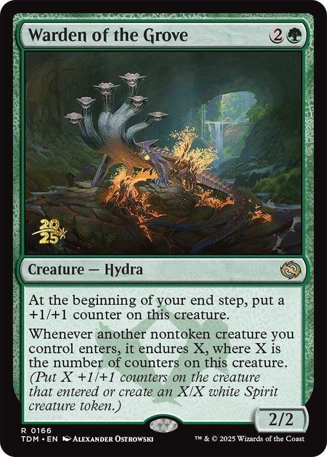 Warden of the Grove [Tarkir: Dragonstorm Prerelease Promos] | Card Citadel