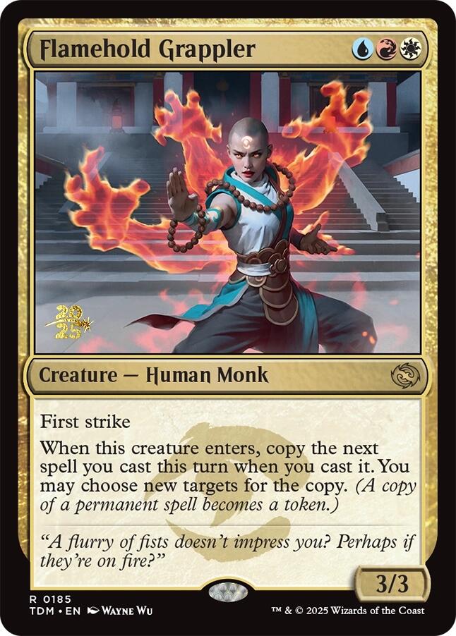 Flamehold Grappler [Tarkir: Dragonstorm Prerelease Promos] | Card Citadel