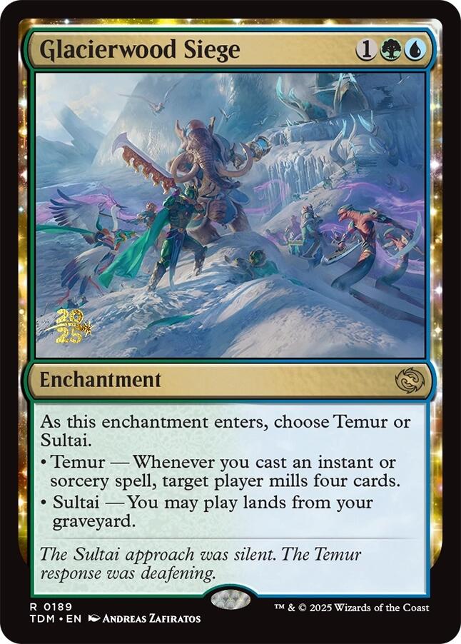 Glacierwood Siege [Tarkir: Dragonstorm Prerelease Promos] | Card Citadel