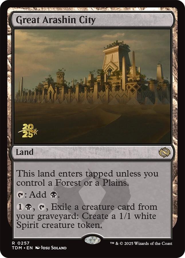 Great Arashin City [Tarkir: Dragonstorm Prerelease Promos] | Card Citadel