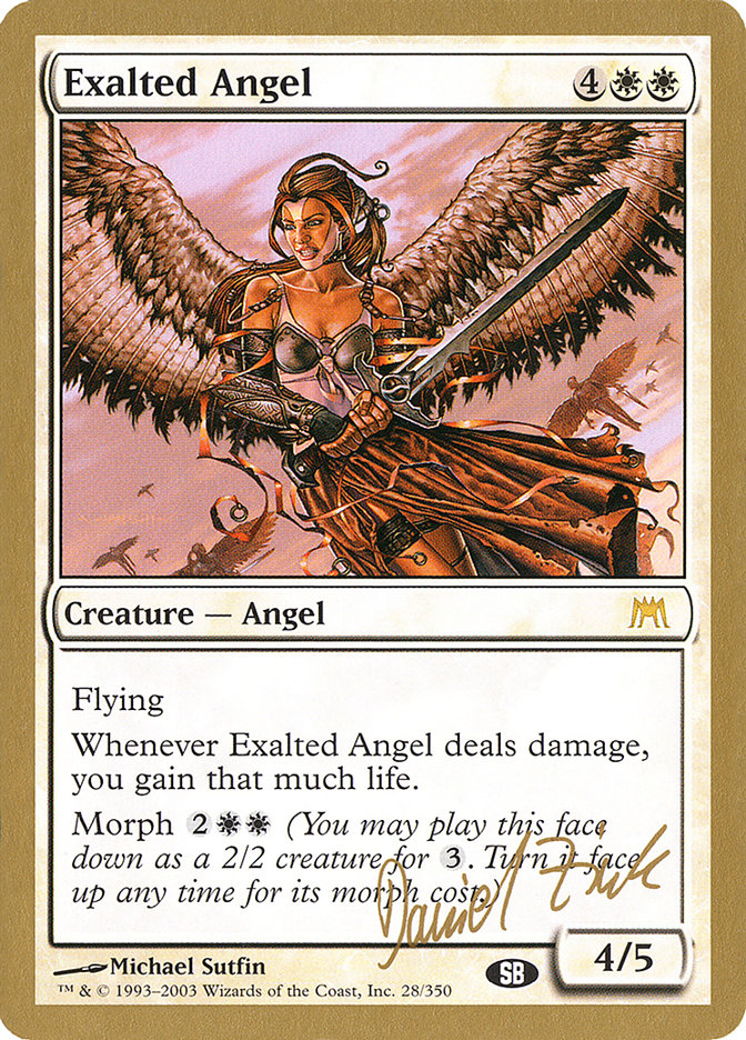 Exalted Angel (Daniel Zink) (SB) [World Championship Decks 2003] | Card Citadel