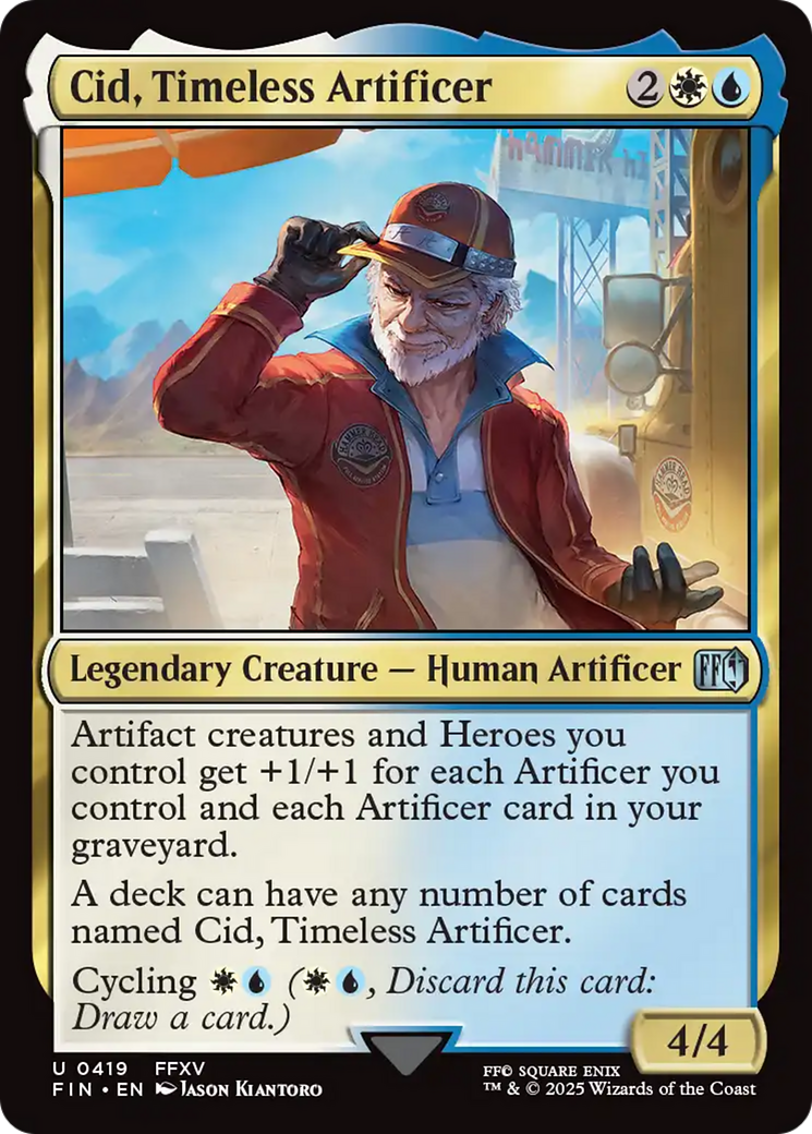 Cid, Timeless Artificer (0419) [FINAL FANTASY] | Card Citadel