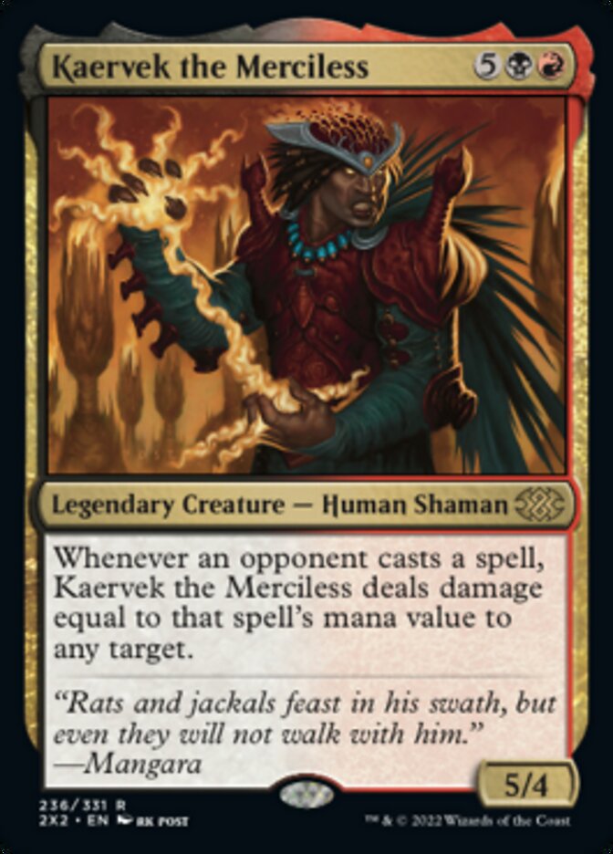 Kaervek the Merciless [Double Masters 2022] | Card Citadel