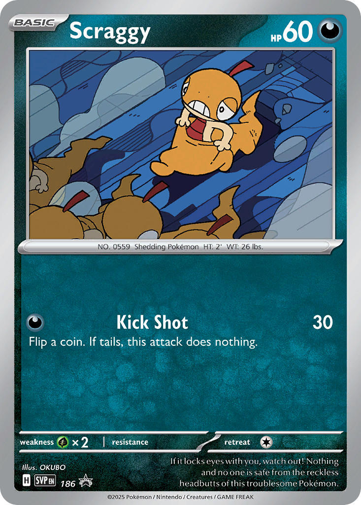 Scraggy (186) [Scarlet & Violet: Black Star Promos] | Card Citadel