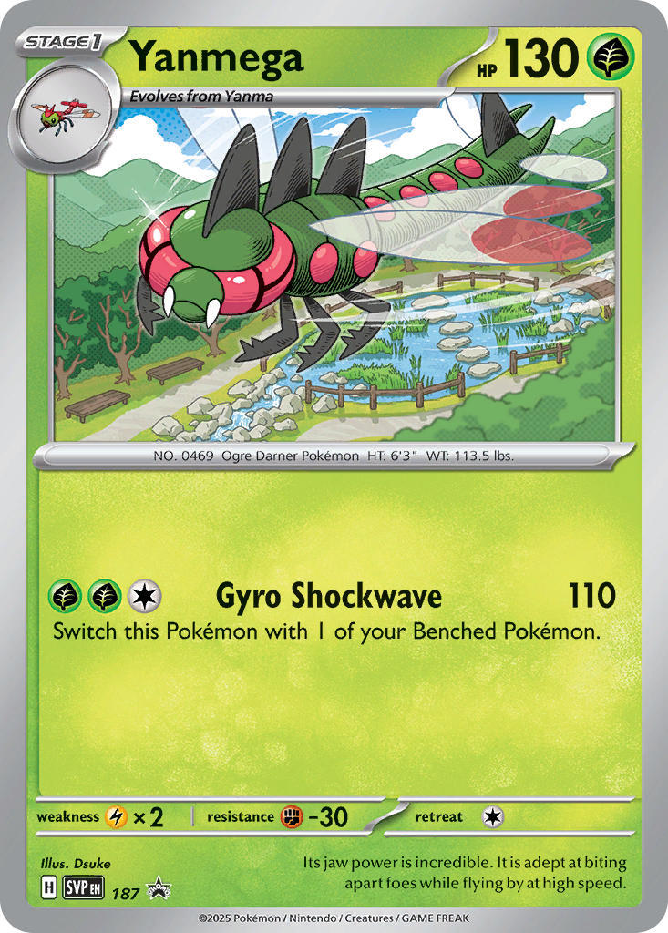 Yanmega (187) [Scarlet & Violet: Black Star Promos] | Card Citadel