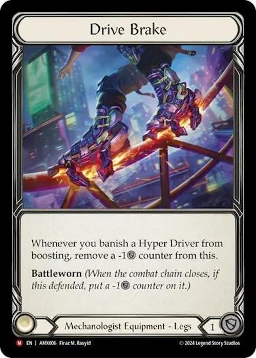 Drive Brake [AMX006] (Armory Deck: Maxx Nitro)  Rainbow Foil | Card Citadel