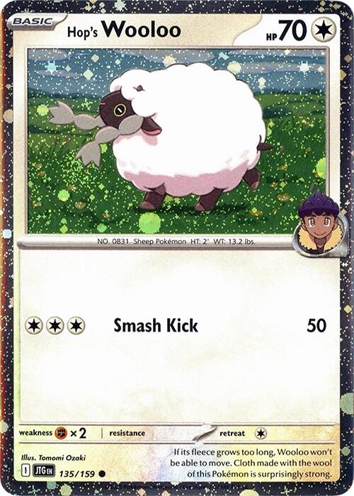 Hop's Wooloo (135/159) (Cosmos Holo) [Scarlet & Violet: Journey Together] | Card Citadel