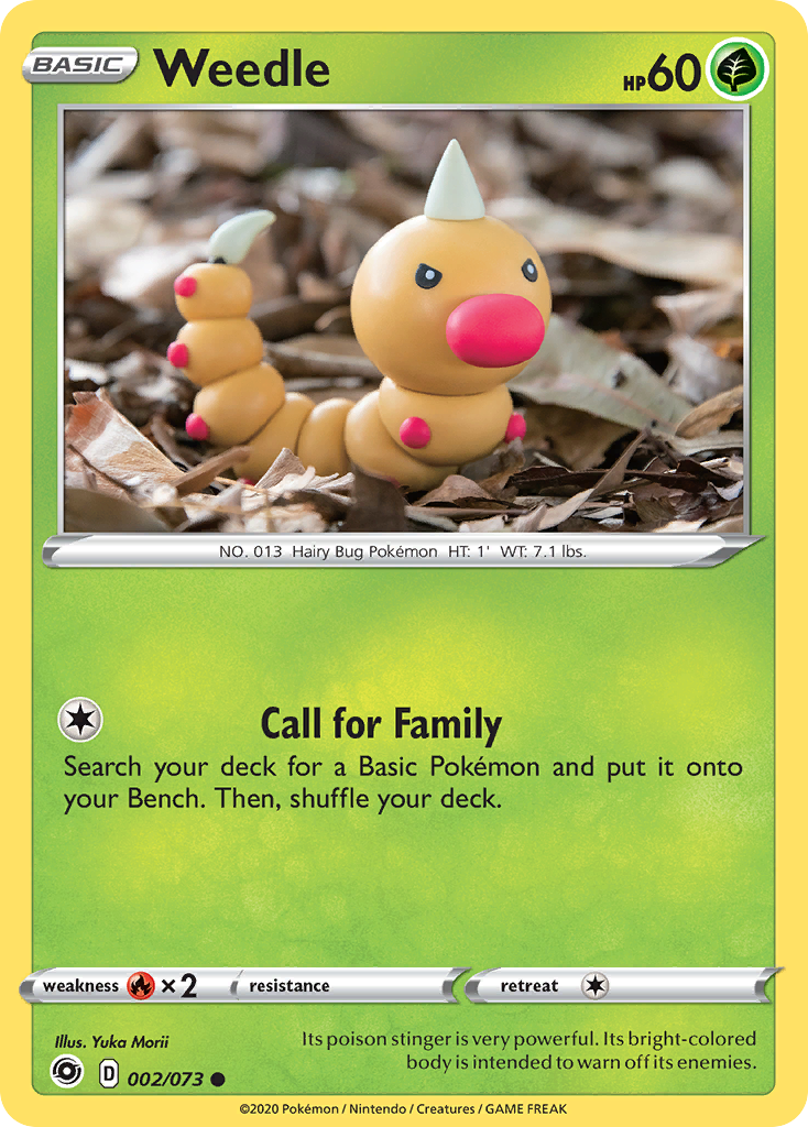 Weedle (002/073) [Sword & Shield: Champion's Path] | Card Citadel