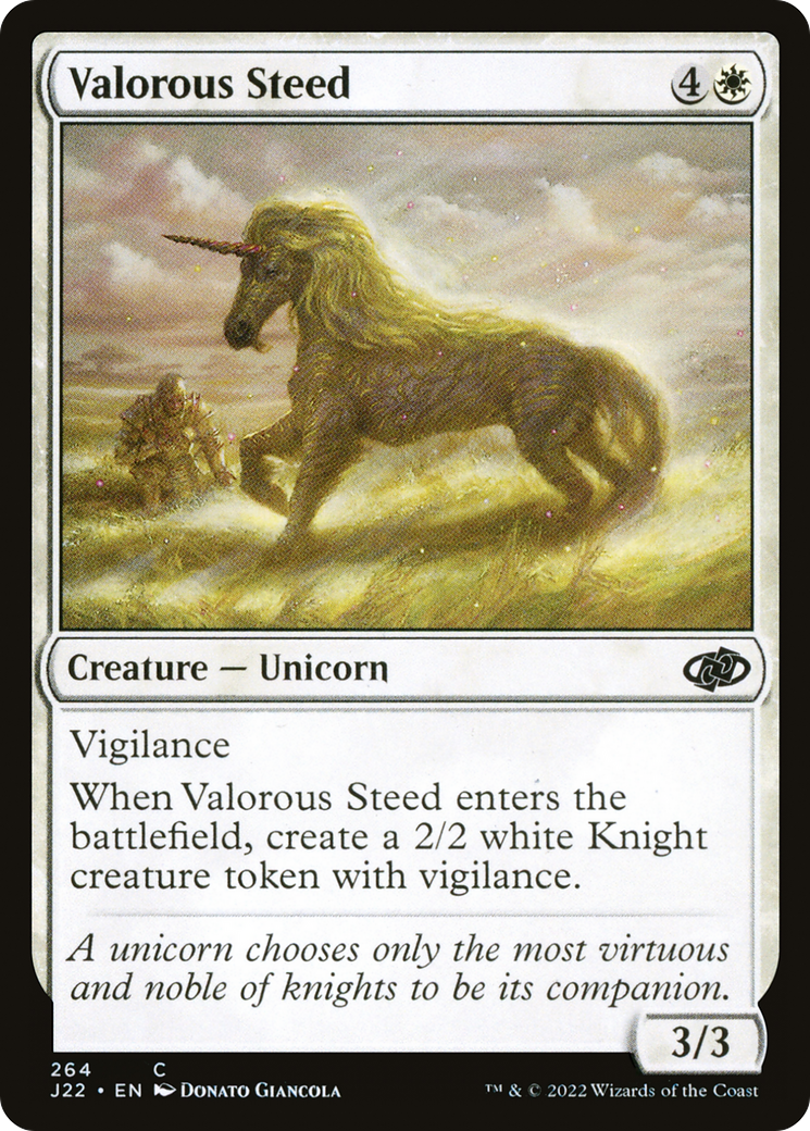 Valorous Steed [Jumpstart 2022] | Card Citadel