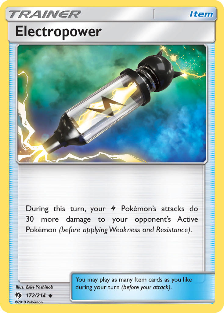 Electropower (172/214) [Sun & Moon: Lost Thunder] | Card Citadel