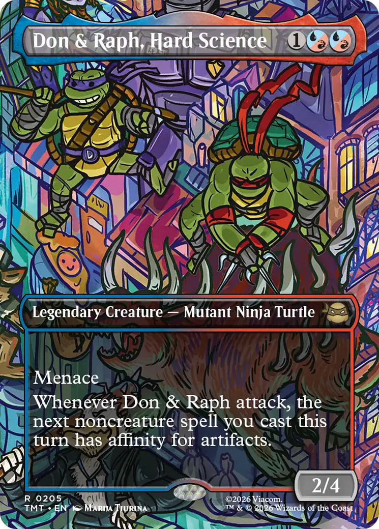 Don & Raph, Hard Science (Borderless) [Teenage Mutant Ninja Turtles] | Card Citadel