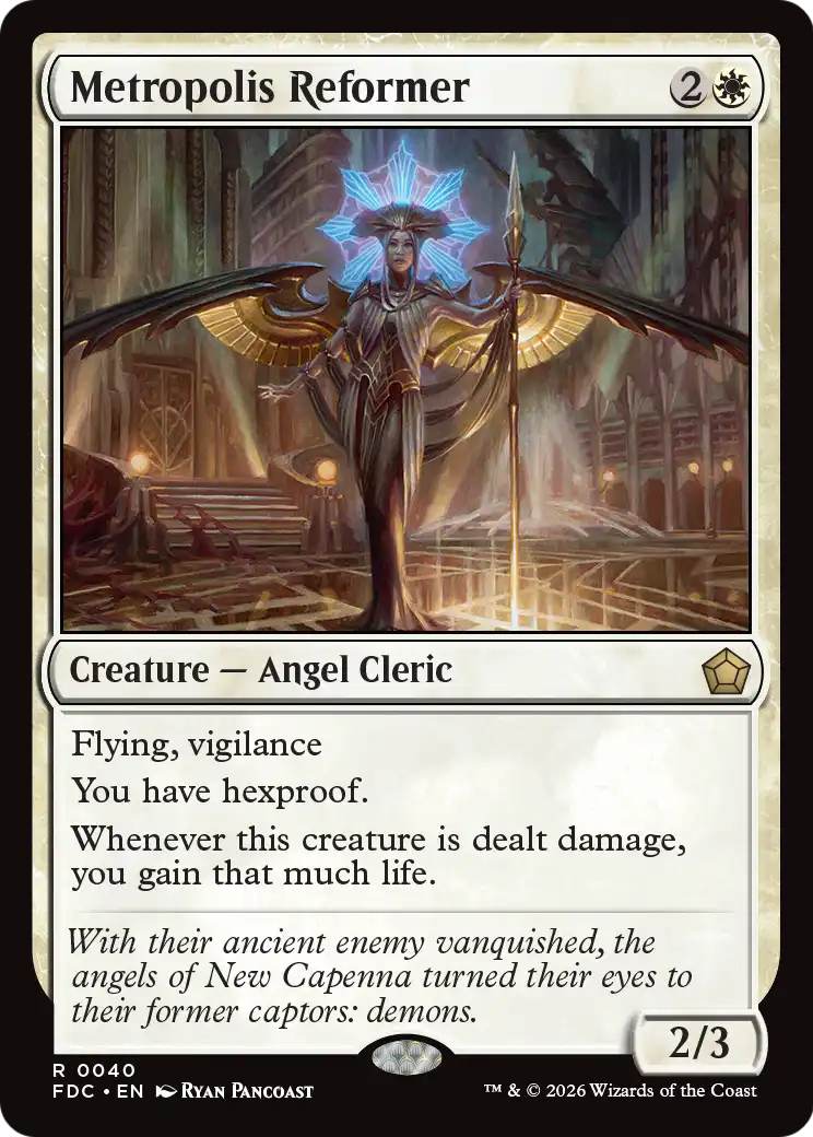 Metropolis Reformer [Foundations Commander] | Card Citadel