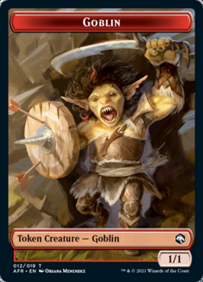 Dungeon of the Mad Mage // Goblin Double-Sided Token [Dungeons & Dragons: Adventures in the Forgotten Realms Tokens] | Card Citadel