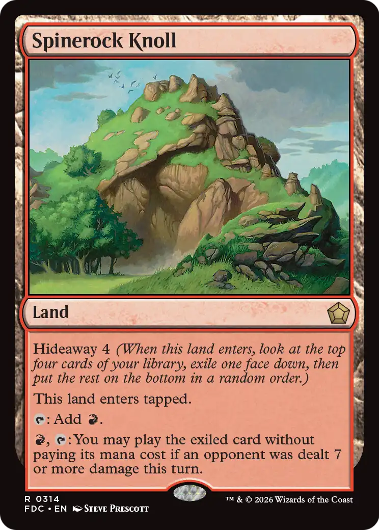 Spinerock Knoll [Foundations Commander] | Card Citadel
