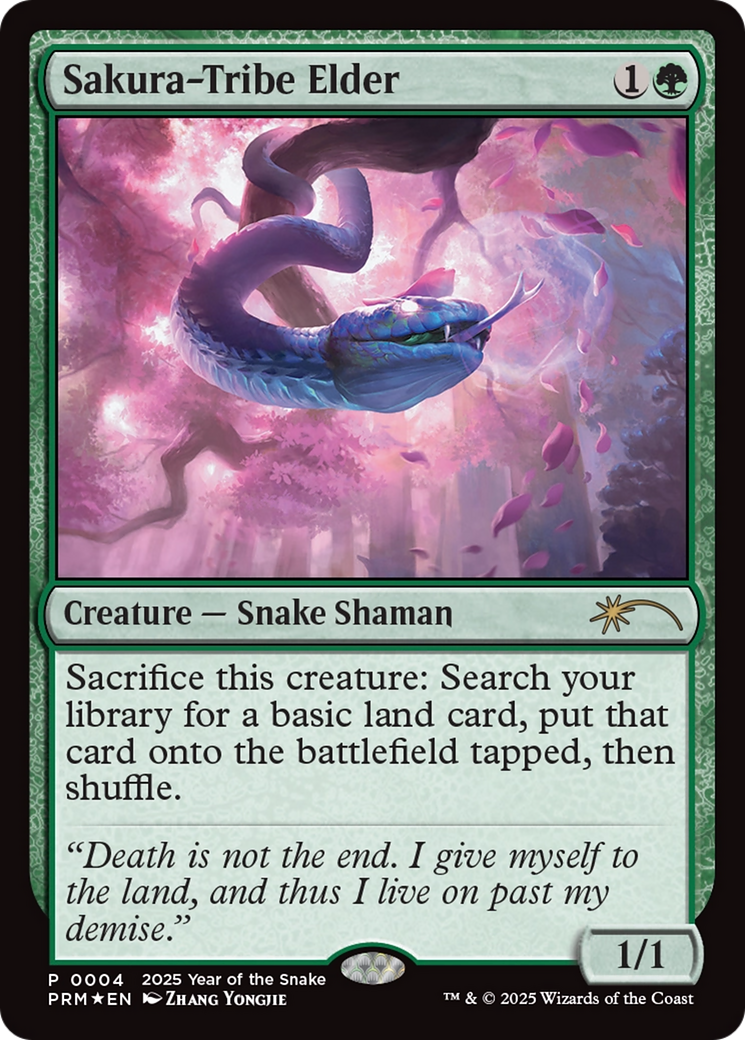 Sakura-Tribe Elder (Year of the Snake 2025) [Standard Showdown Promos] | Card Citadel