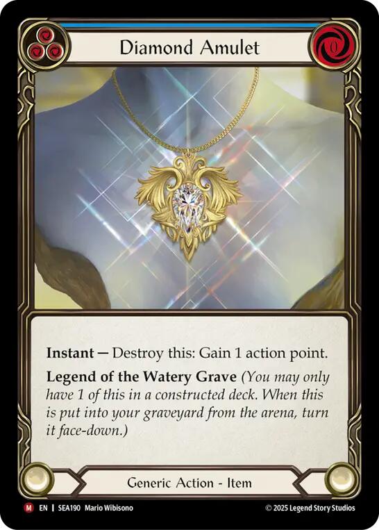Diamond Amulet (Rainbow Foil) [SEA190] (High Seas) | Card Citadel