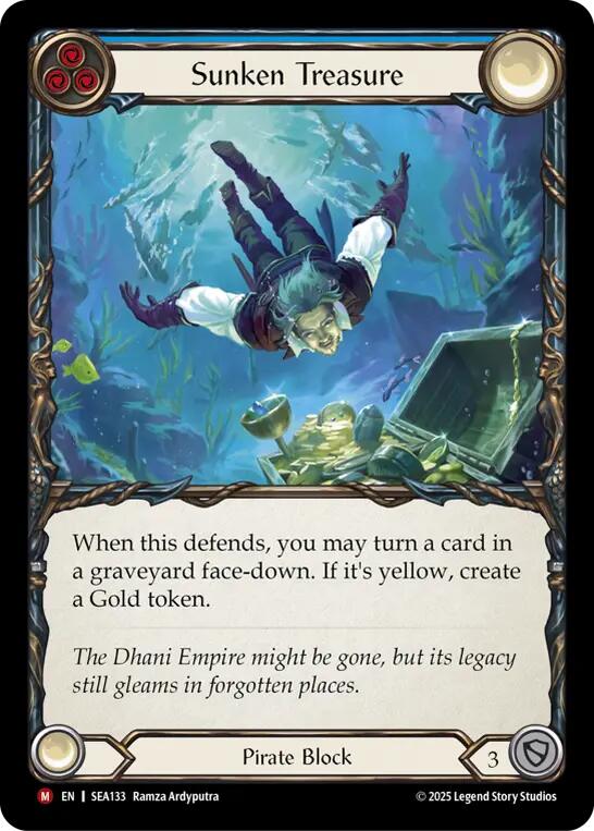 Sunken Treasure (Rainbow Foil) [SEA133] (High Seas)  Rainbow Foil | Card Citadel