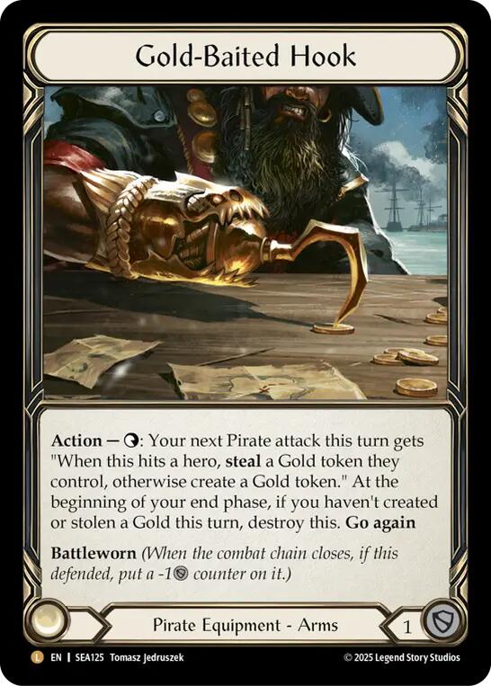 Gold-Baited Hook (Cold Foil) [SEA125] (High Seas)  Cold Foil | Card Citadel