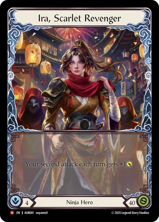 Ira, Scarlet Revenger (Rainbow Foil) [ASR001] (Armory Deck: Ira)  Rainbow Foil | Card Citadel