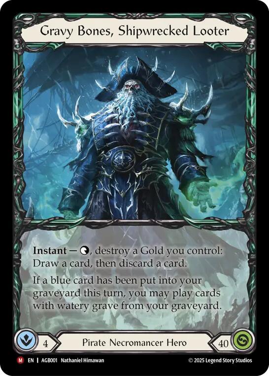 Gravy Bones, Shipwrecked Looter (Regular) [AGB001] (Armory Deck: Gravy Bones) | Card Citadel