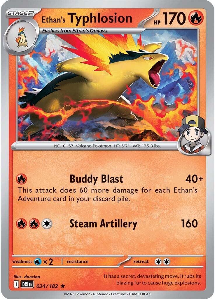 Ethan's Typhlosion (034/182) [Scarlet & Violet: Destined Rivals] | Card Citadel