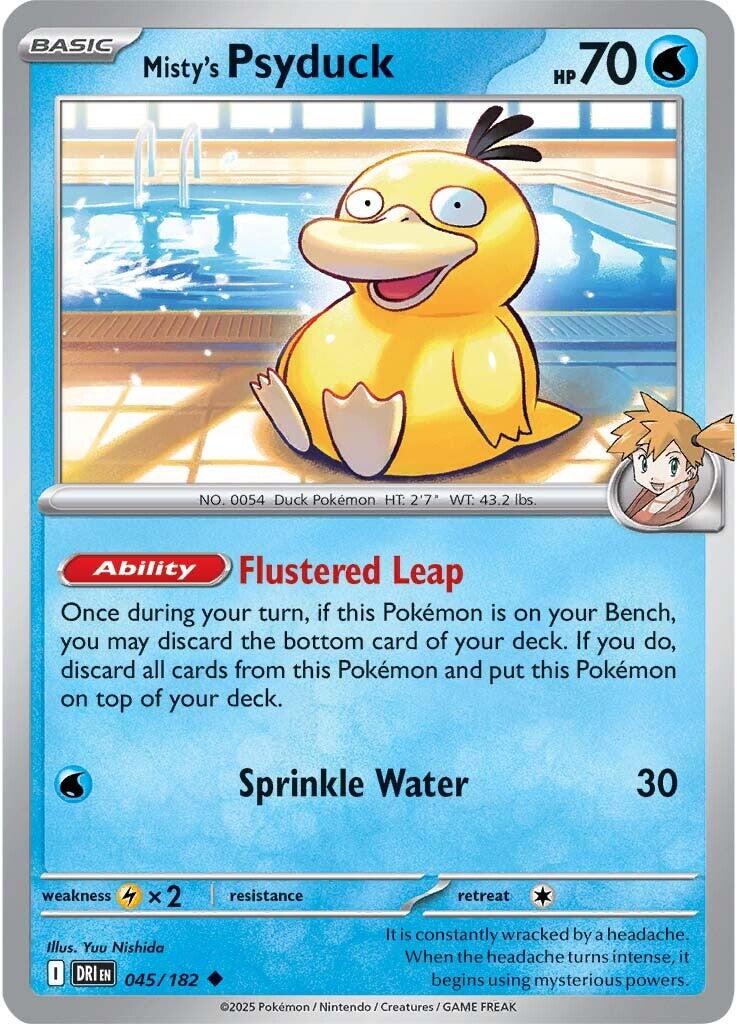 Misty's Psyduck (045/182) [Scarlet & Violet: Destined Rivals] | Card Citadel