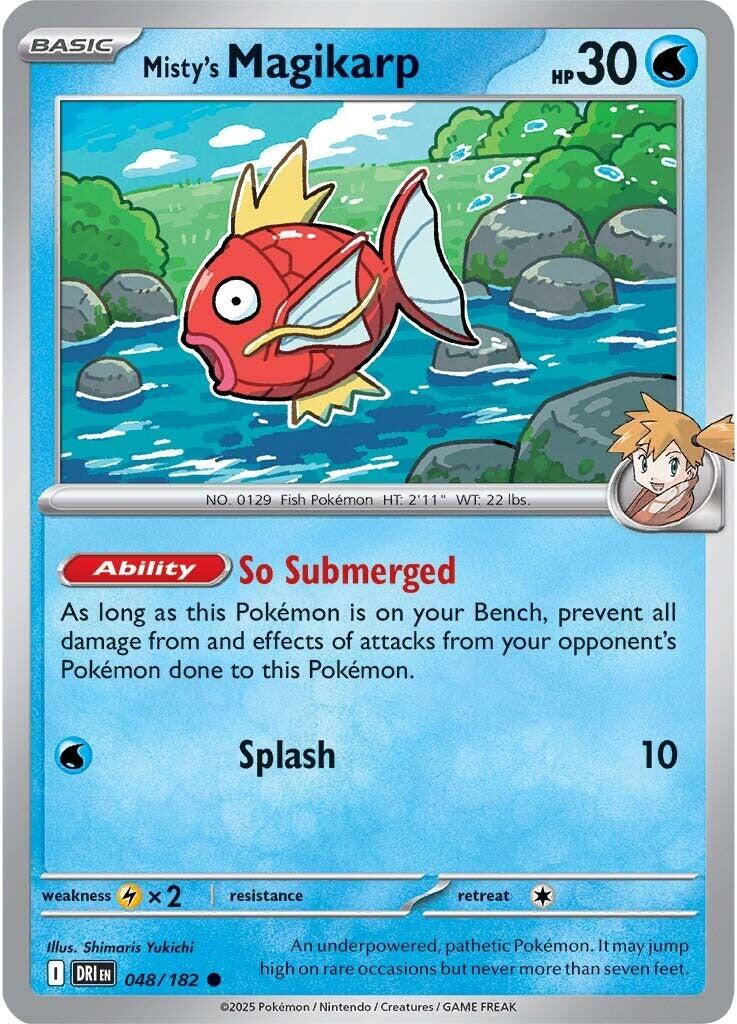 Misty's Magikarp (048/182) [Scarlet & Violet: Destined Rivals] | Card Citadel