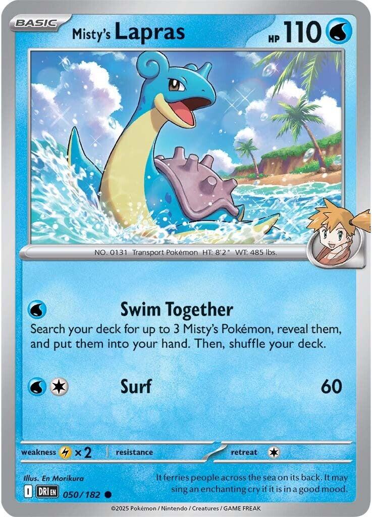 Misty's Lapras (050/182) [Scarlet & Violet: Destined Rivals] | Card Citadel