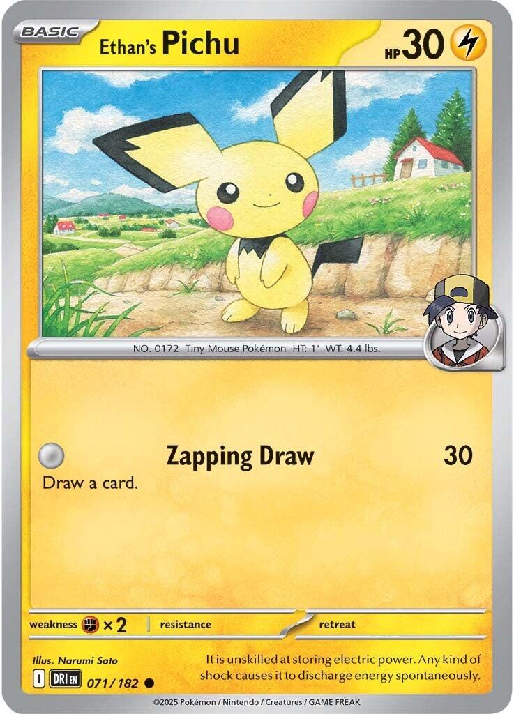 Ethan's Pichu (071/182) [Scarlet & Violet: Destined Rivals] | Card Citadel